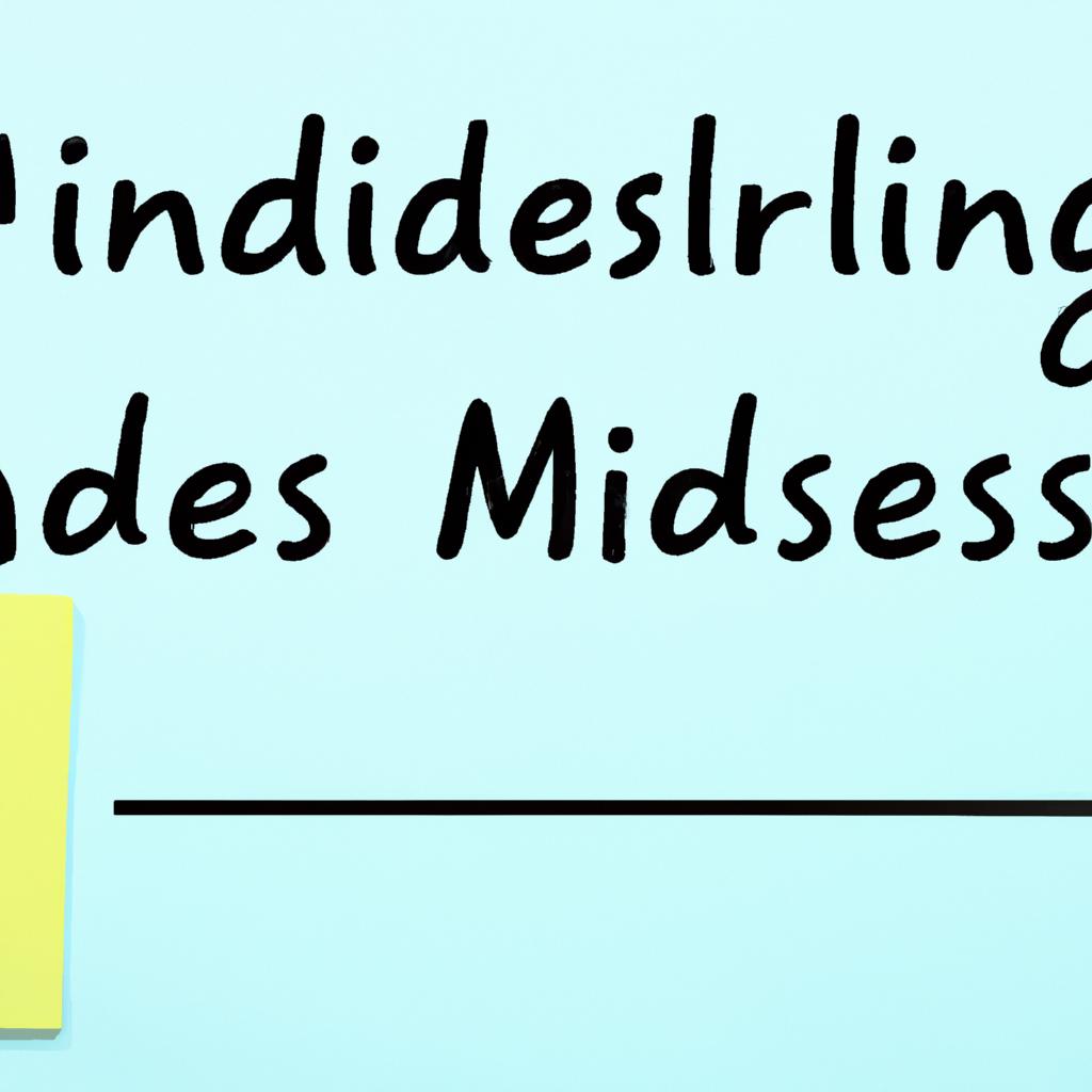 Heading 1: ⁤Embracing Mindfulness for Overall Wellbeing