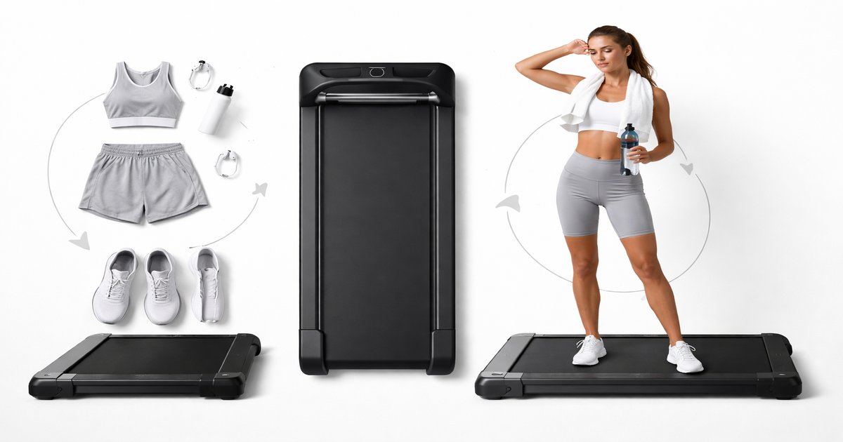 treadmill in use
