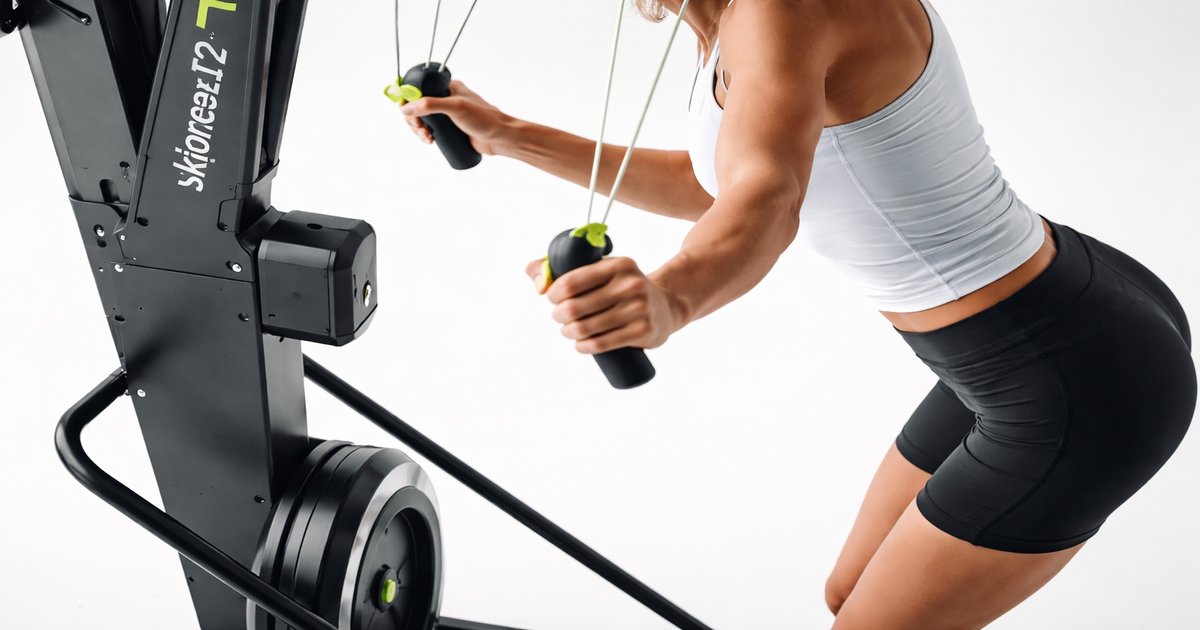 concept2 skierg in use