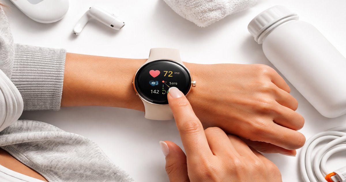 google pixel watch in use