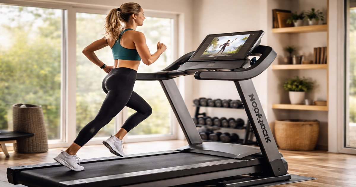 nordictrack treadmill in use